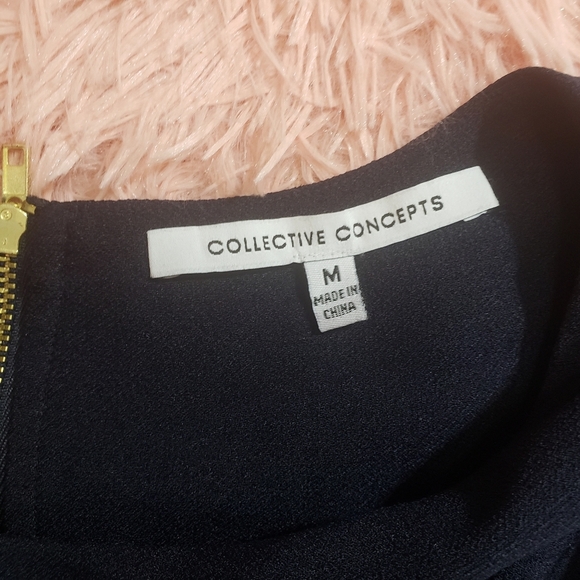 Collectible concepts navy blue dress size M - Picture 7 of 8